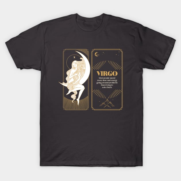 Virgo Zodiac Sign T-Shirt by Tip Top Tee's